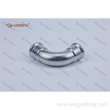 Stainless steel M-profile for water 90 degree elbow
